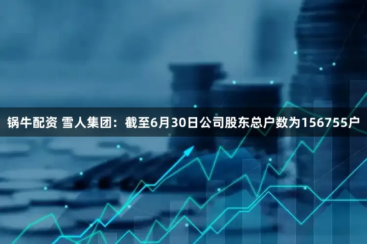 锅牛配资 雪人集团：截至6月30日公司股东总户数为156755户